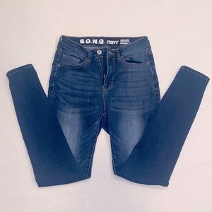 S.O.N.G. Curvy/ High Rise/ Skinny Ankle Jeans